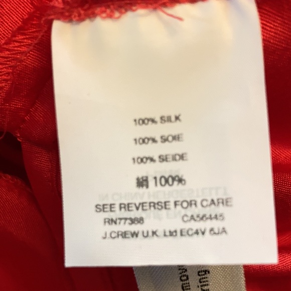 ⭐️HP⭐️ NWT J. Crew one-shoulder shantung silk top. - Picture 8 of 9